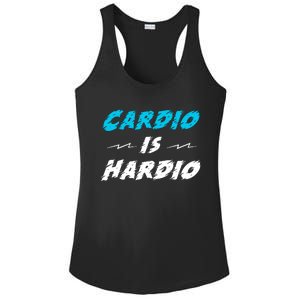 Cardio Is Hardio Ladies PosiCharge Competitor Racerback Tank