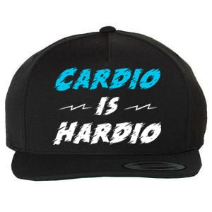 Cardio Is Hardio Wool Snapback Cap