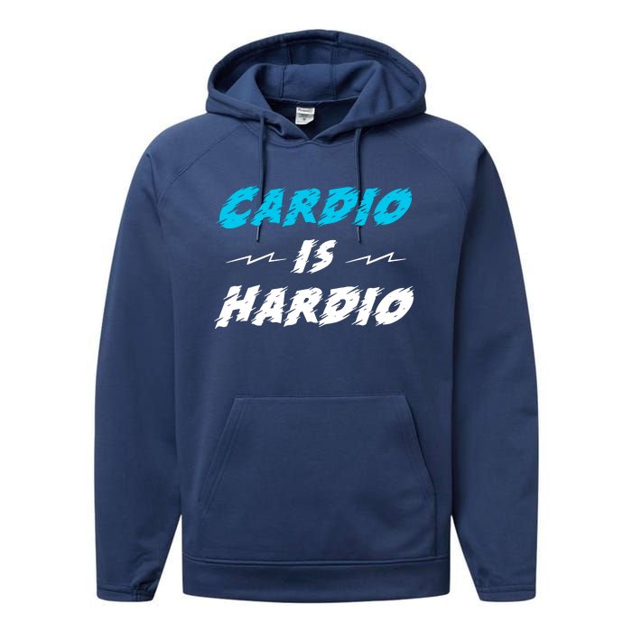 Cardio Is Hardio Performance Fleece Hoodie