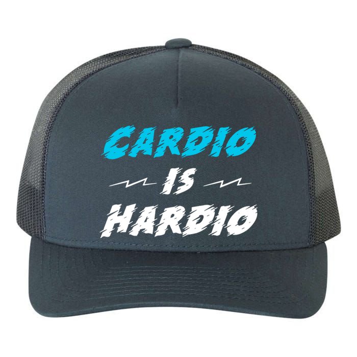 Cardio Is Hardio Yupoong Adult 5-Panel Trucker Hat