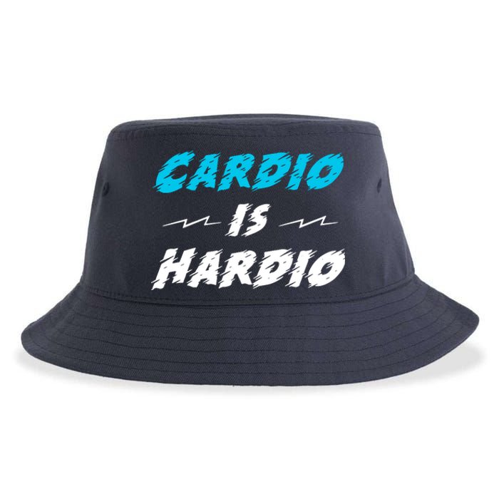 Cardio Is Hardio Sustainable Bucket Hat