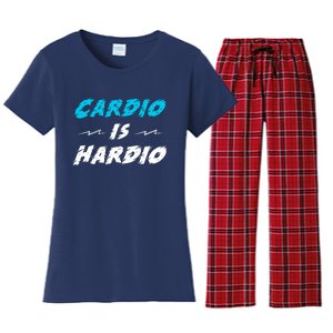 Cardio Is Hardio Women's Flannel Pajama Set