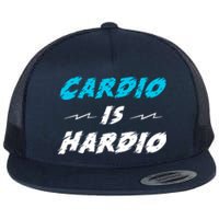 Cardio Is Hardio Flat Bill Trucker Hat