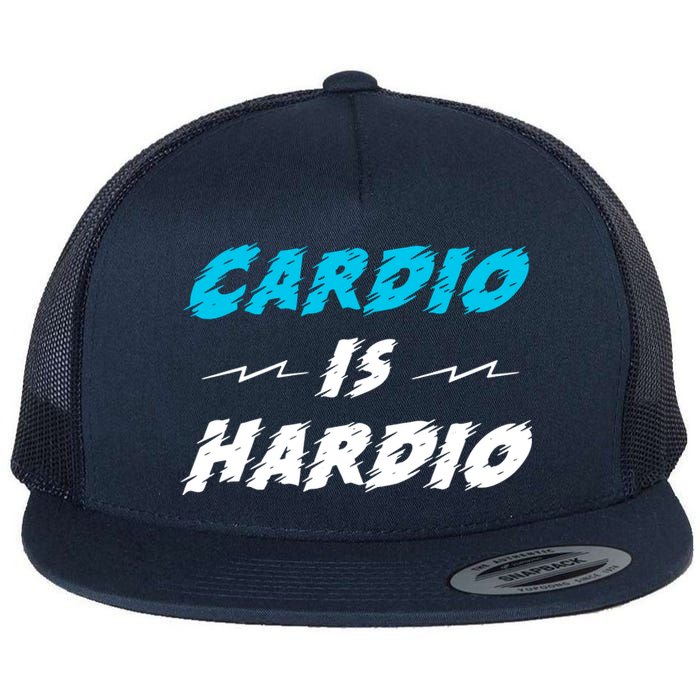 Cardio Is Hardio Flat Bill Trucker Hat