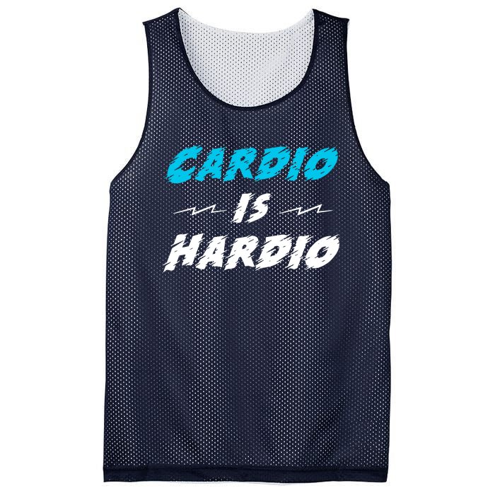 Cardio Is Hardio Mesh Reversible Basketball Jersey Tank