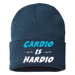 Cardio Is Hardio Sustainable Knit Beanie