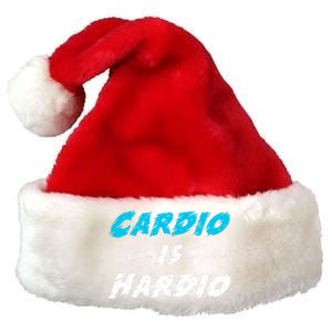 Cardio Is Hardio Premium Christmas Santa Hat