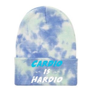 Cardio Is Hardio Tie Dye 12in Knit Beanie