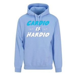 Cardio Is Hardio Unisex Surf Hoodie