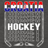 Croatia Ice Hockey Fans Jersey Croatian Flag Hockey Sticks Gift Vector Backpack