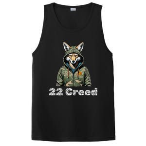 Coyote In Hood 22 Graphic Hunting PosiCharge Competitor Tank