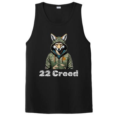 Coyote In Hood 22 Graphic Hunting PosiCharge Competitor Tank