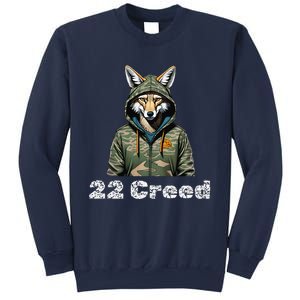 Coyote In Hood 22 Graphic Hunting Sweatshirt