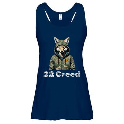 Coyote In Hood 22 Graphic Hunting Ladies Essential Flowy Tank