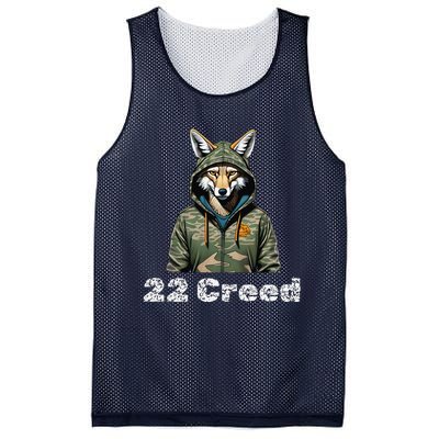 Coyote In Hood 22 Graphic Hunting Mesh Reversible Basketball Jersey Tank