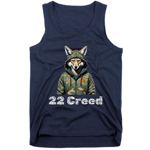 Coyote In Hood 22 Graphic Hunting Tank Top