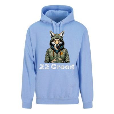 Coyote In Hood 22 Graphic Hunting Unisex Surf Hoodie