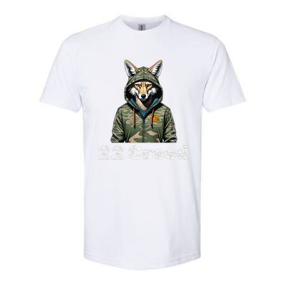 Coyote In Hood 22 Graphic Hunting Softstyle CVC T-Shirt