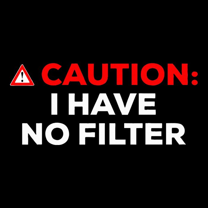 Caution I Have No Filter Wool Snapback Cap