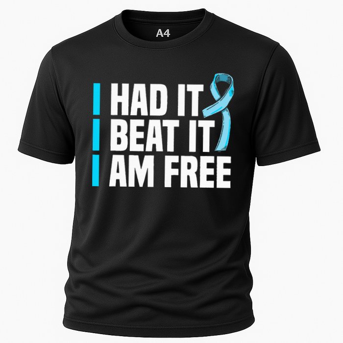 Cancer I Had It I Beat It Im Free Prostate Cancer Survivor Cooling Performance Crew T-Shirt