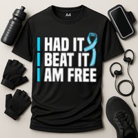 Cancer I Had It I Beat It Im Free Prostate Cancer Survivor Cooling Performance Crew T-Shirt