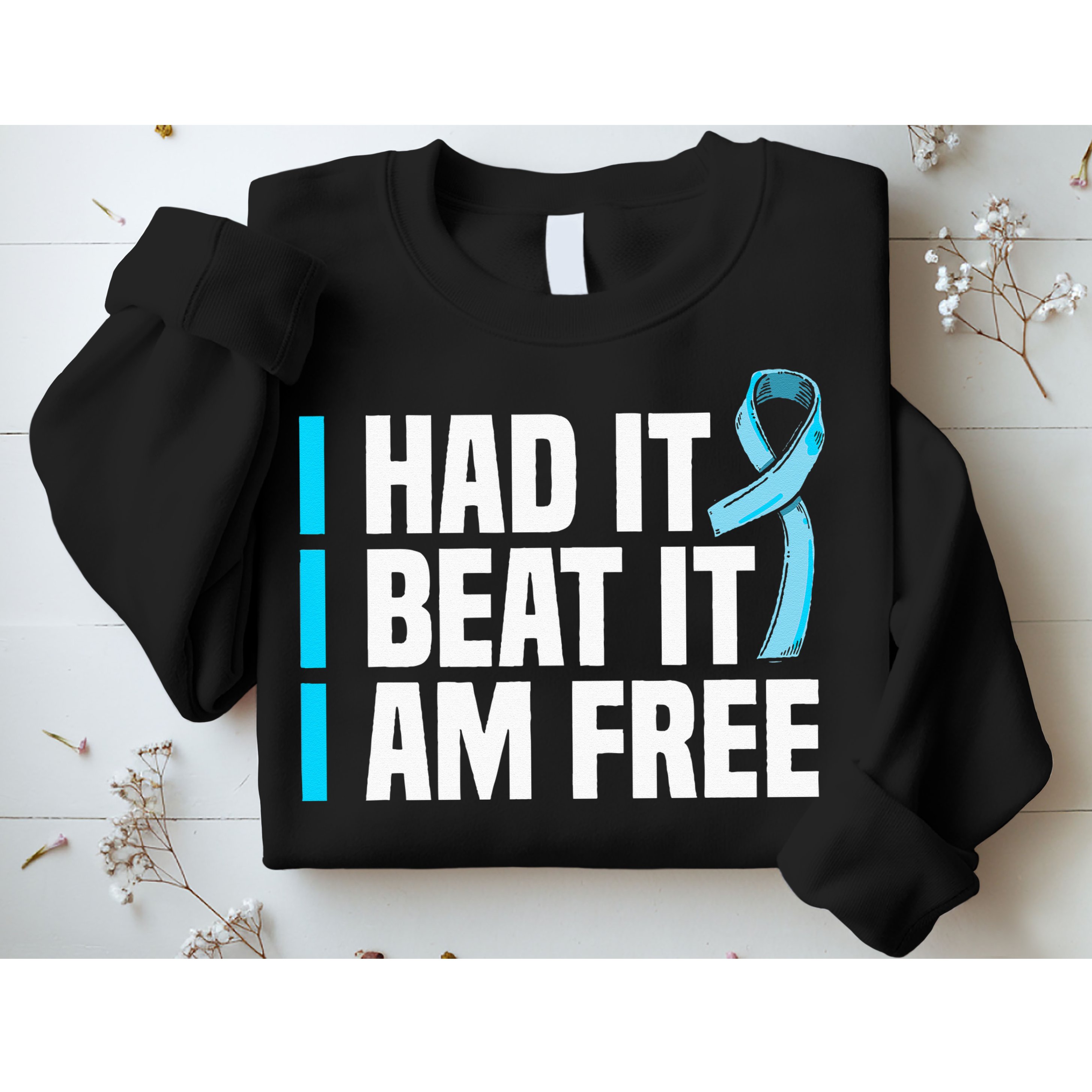 Cancer I Had It I Beat It Im Free Prostate Cancer Survivor Sweatshirt