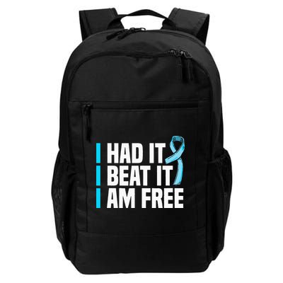 Cancer I Had It I Beat It Im Free Prostate Cancer Survivor Backpack