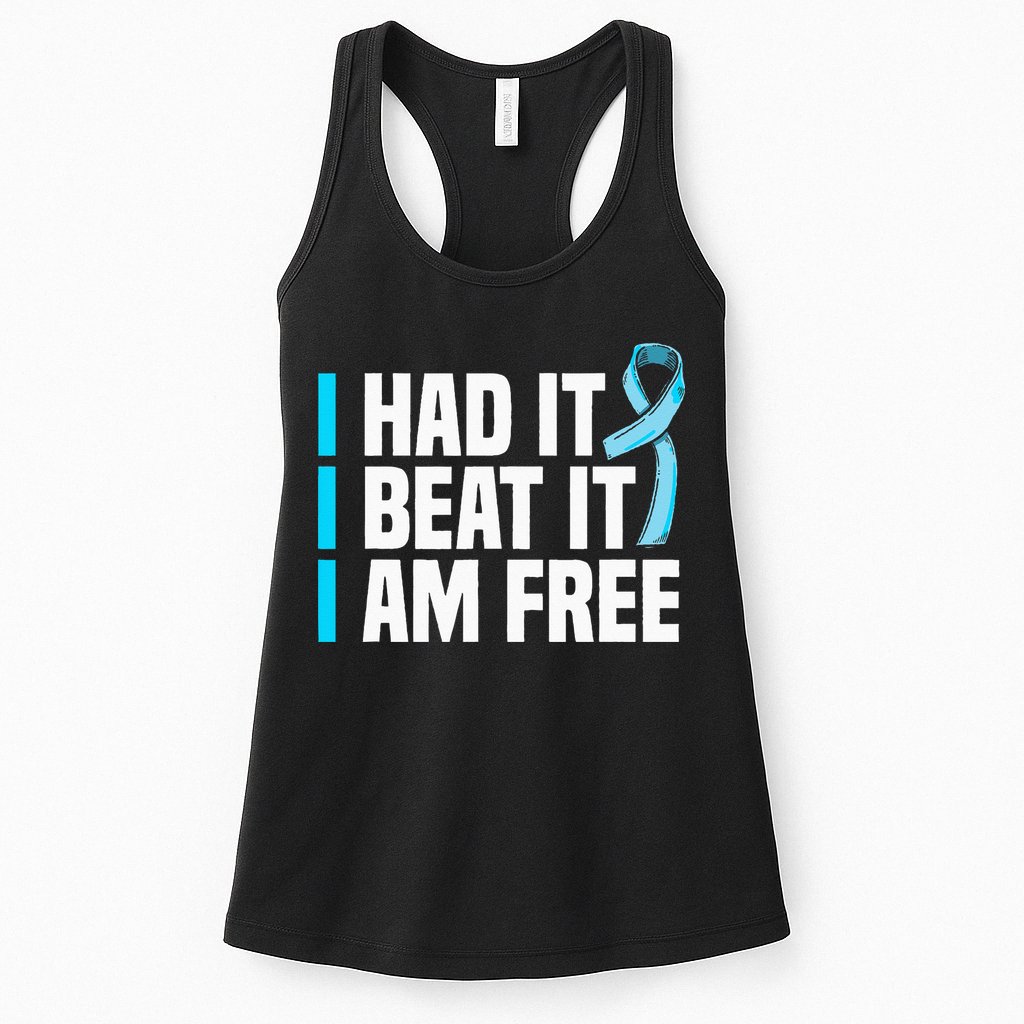 Cancer I Had It I Beat It Im Free Prostate Cancer Survivor Womens Tank Top
