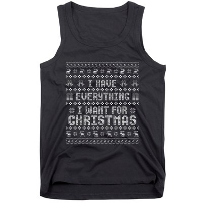 Couples I Have Everything I Want For Christmas  Tank Top