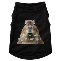 Capybara Idk How Much Longer I Can Slay Doggie Tank
