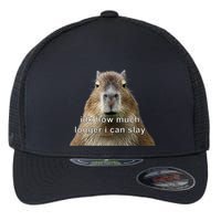 Capybara Idk How Much Longer I Can Slay Flexfit Unipanel Trucker Cap