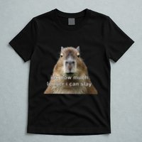 Capybara Idk How Much Longer I Can Slay T-Shirt