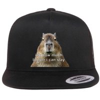 Capybara Idk How Much Longer I Can Slay Flatbill Hat