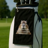Capybara Idk How Much Longer I Can Slay Golf Towel