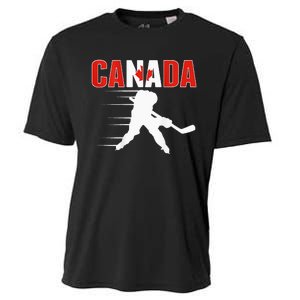 Canada Ice Hockey Lovers Jersey Canadian Hockey Team Fans Cooling Performance Crew T-Shirt