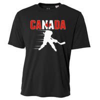 Canada Ice Hockey Lovers Jersey Canadian Hockey Team Fans Cooling Performance Crew T-Shirt