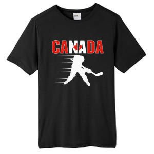 Canada Ice Hockey Lovers Jersey Canadian Hockey Team Fans Tall Fusion ChromaSoft Performance T-Shirt