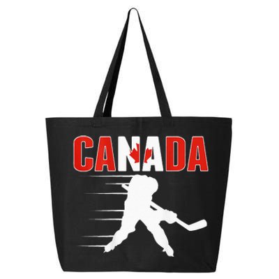 Canada Ice Hockey Lovers Jersey Canadian Hockey Team Fans 25L Jumbo Tote