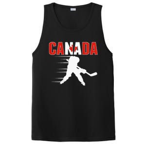 Canada Ice Hockey Lovers Jersey Canadian Hockey Team Fans PosiCharge Competitor Tank