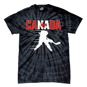 Canada Ice Hockey Lovers Jersey Canadian Hockey Team Fans Tie-Dye T-Shirt