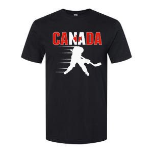 Canada Ice Hockey Lovers Jersey Canadian Hockey Team Fans Softstyle CVC T-Shirt