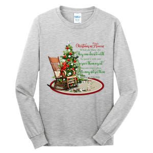 Christmas In Heaven Christmas Tree Chrisitan Tall Long Sleeve T-Shirt