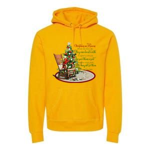 Christmas In Heaven Christmas Tree Chrisitan Premium Hoodie