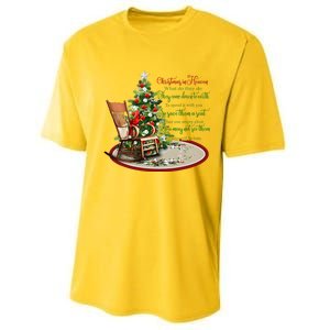 Christmas In Heaven Christmas Tree Chrisitan Performance Sprint T-Shirt