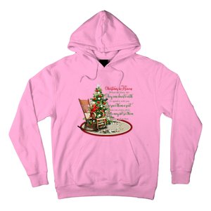 Christmas In Heaven Christmas Tree Chrisitan Hoodie