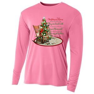 Christmas In Heaven Christmas Tree Chrisitan Cooling Performance Long Sleeve Crew