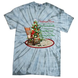 Christmas In Heaven Christmas Tree Chrisitan Tie-Dye T-Shirt