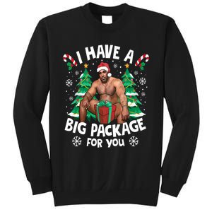 Christmas I Have A Big Package For You Naughty Big Black Guy Sweatshirt