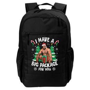 Christmas I Have A Big Package For You Naughty Big Black Guy Daily Commute Backpack