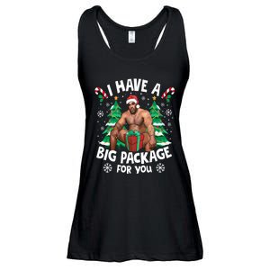 Christmas I Have A Big Package For You Naughty Big Black Guy Ladies Essential Flowy Tank